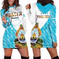 Personalized Honduras Coat Of Arms Hoodie Dress Flag Color Style - Wonder Print Shop