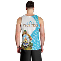Personalized Honduras Coat Of Arms Men Tank Top Flag Color Style - Wonder Print Shop