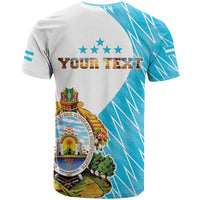 Personalized Honduras Coat Of Arms T Shirt Flag Color Style - Wonder Print Shop