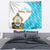 Personalized Honduras Coat Of Arms Tapestry Flag Color Style - Wonder Print Shop