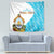 Personalized Honduras Coat Of Arms Tapestry Flag Color Style - Wonder Print Shop