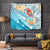 Personalized Roatan Honduras Tapestry Scarlet Macaw With Hibiscus Flowers - Wonder Print Shop