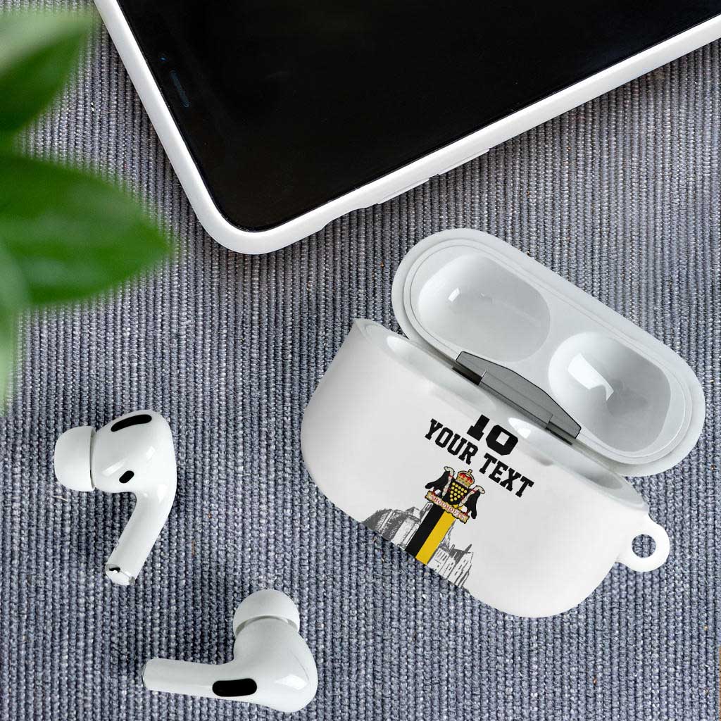 Custom Cornwall Football AirPods Case Mont Saint Michel - Wonder Print Shop