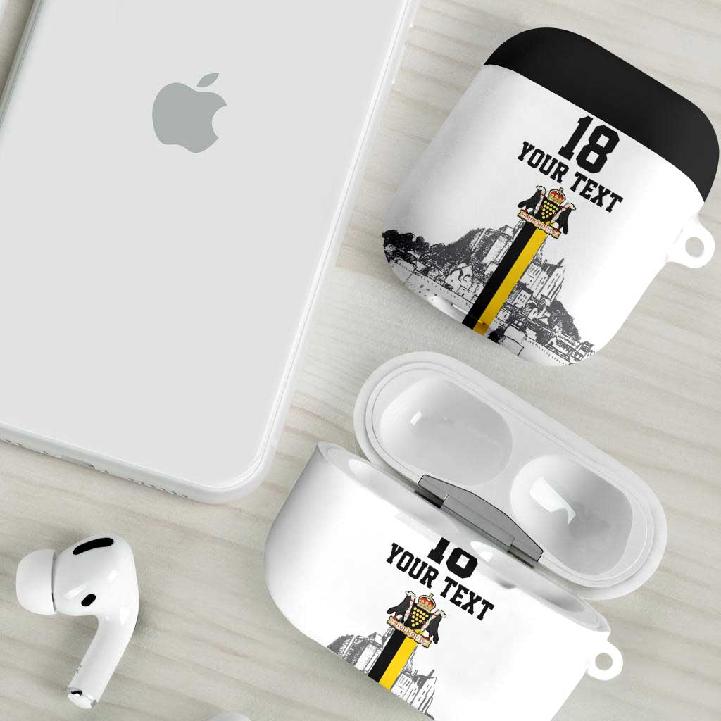 Custom Cornwall Football AirPods Case Mont Saint Michel - Wonder Print Shop