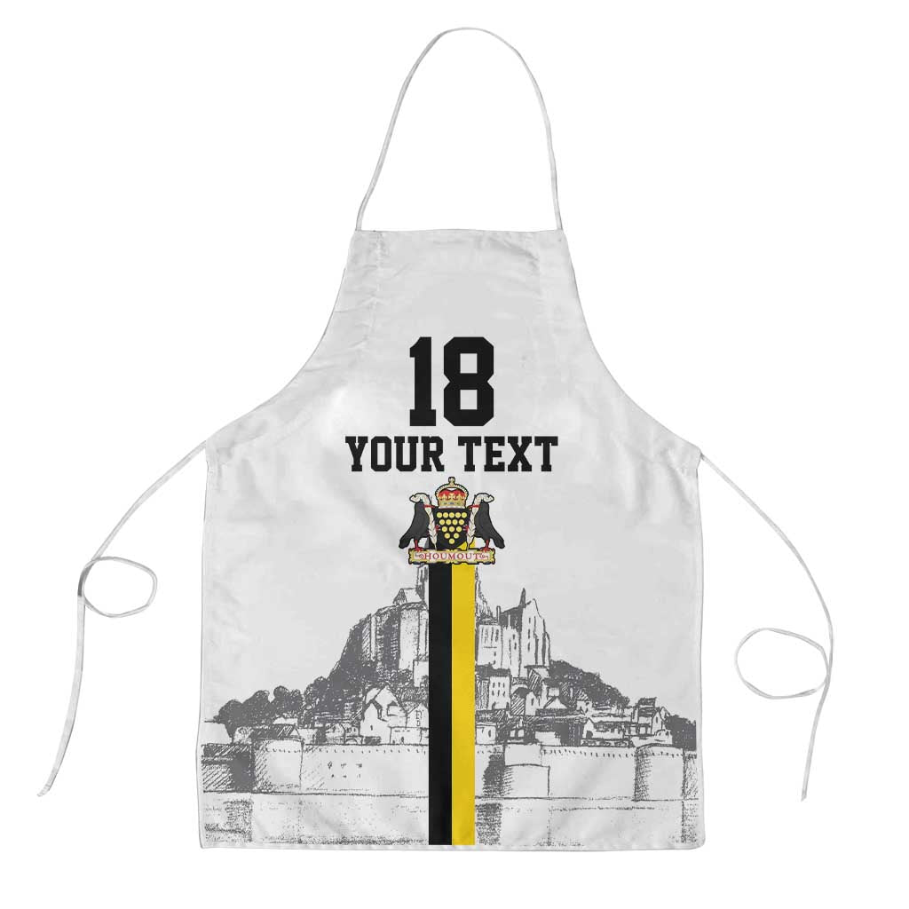Custom Cornwall Football Apron Mont Saint Michel - Wonder Print Shop