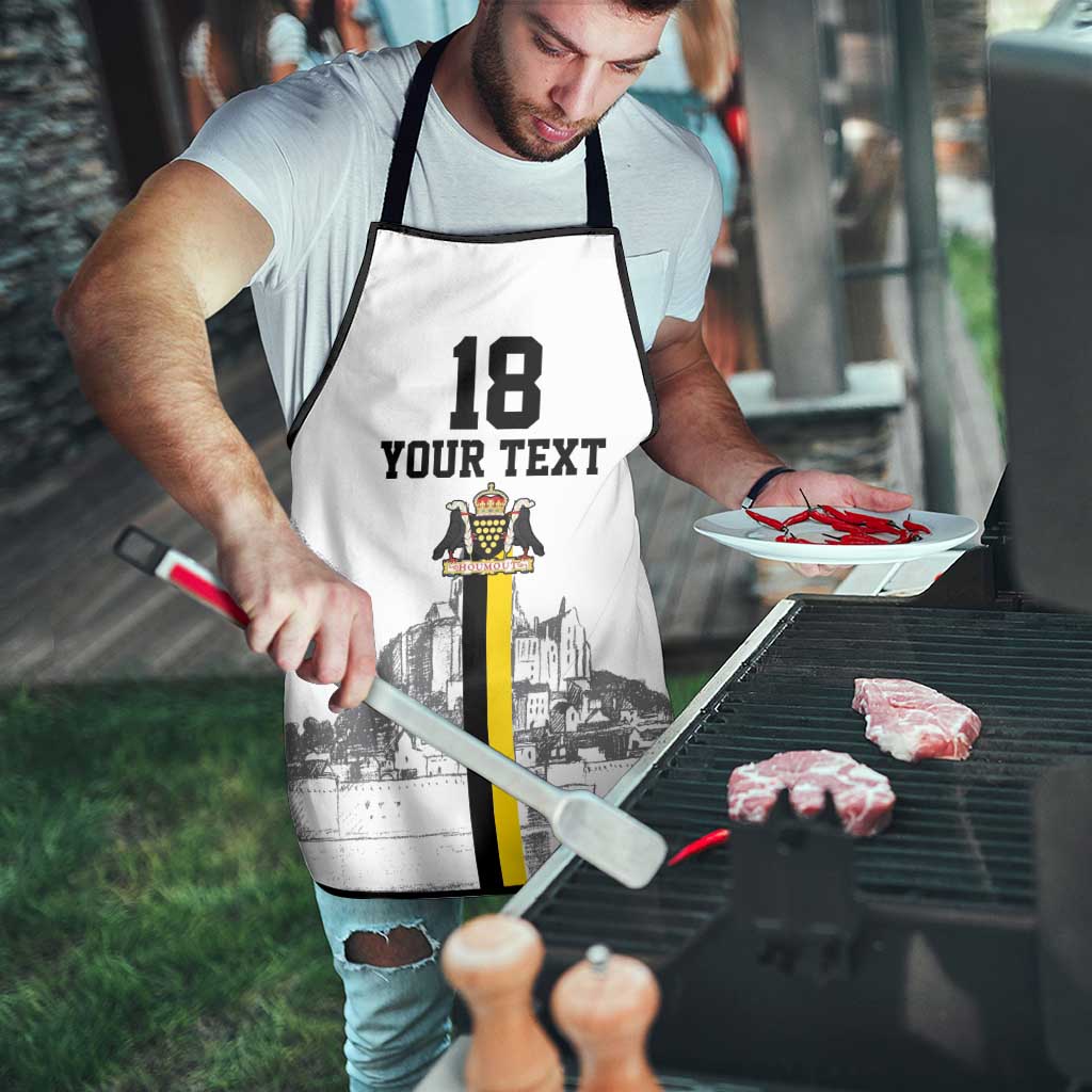 Custom Cornwall Football Apron Mont Saint Michel - Wonder Print Shop