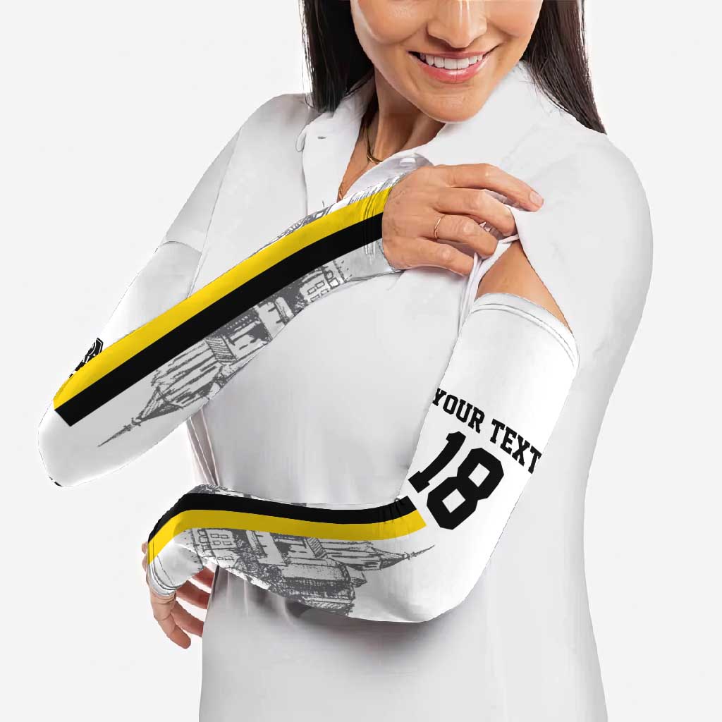 Custom Cornwall Football Arm Sleeves Mont Saint Michel - Wonder Print Shop