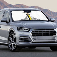 Custom Cornwall Football Auto Sun Shade Mont Saint Michel - Wonder Print Shop