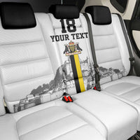 Custom Cornwall Football Back Car Seat Cover Mont Saint Michel - Wonder Print Shop