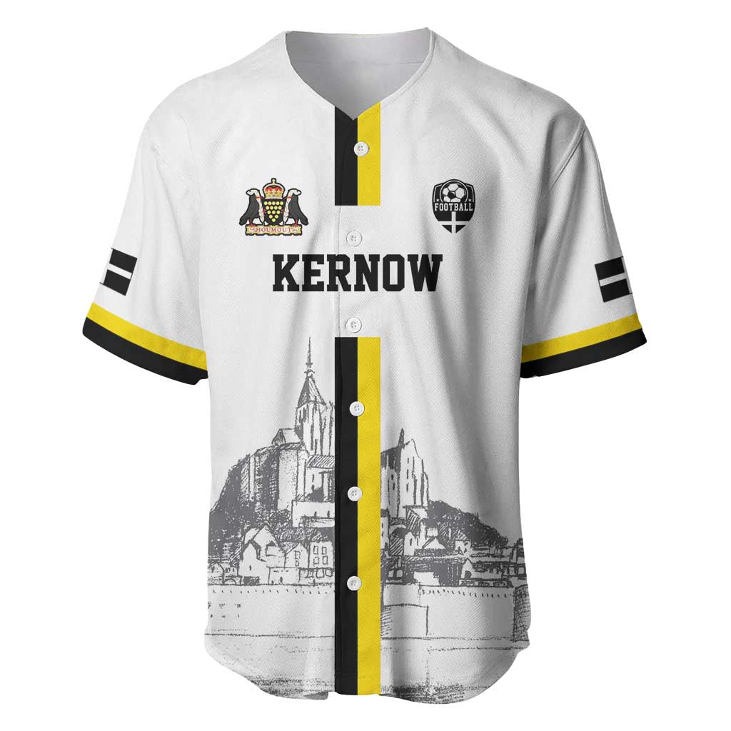 Custom Cornwall Football Baseball Jersey Mont Saint Michel - Wonder Print Shop