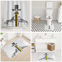 Custom Cornwall Football Bathroom Set Mont Saint Michel - Wonder Print Shop
