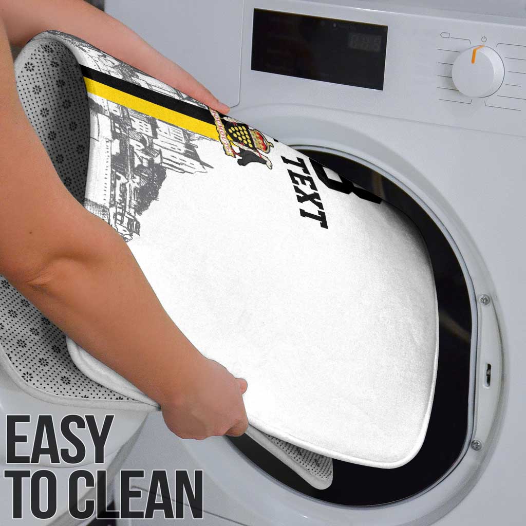 Custom Cornwall Football Bathroom Set Mont Saint Michel - Wonder Print Shop