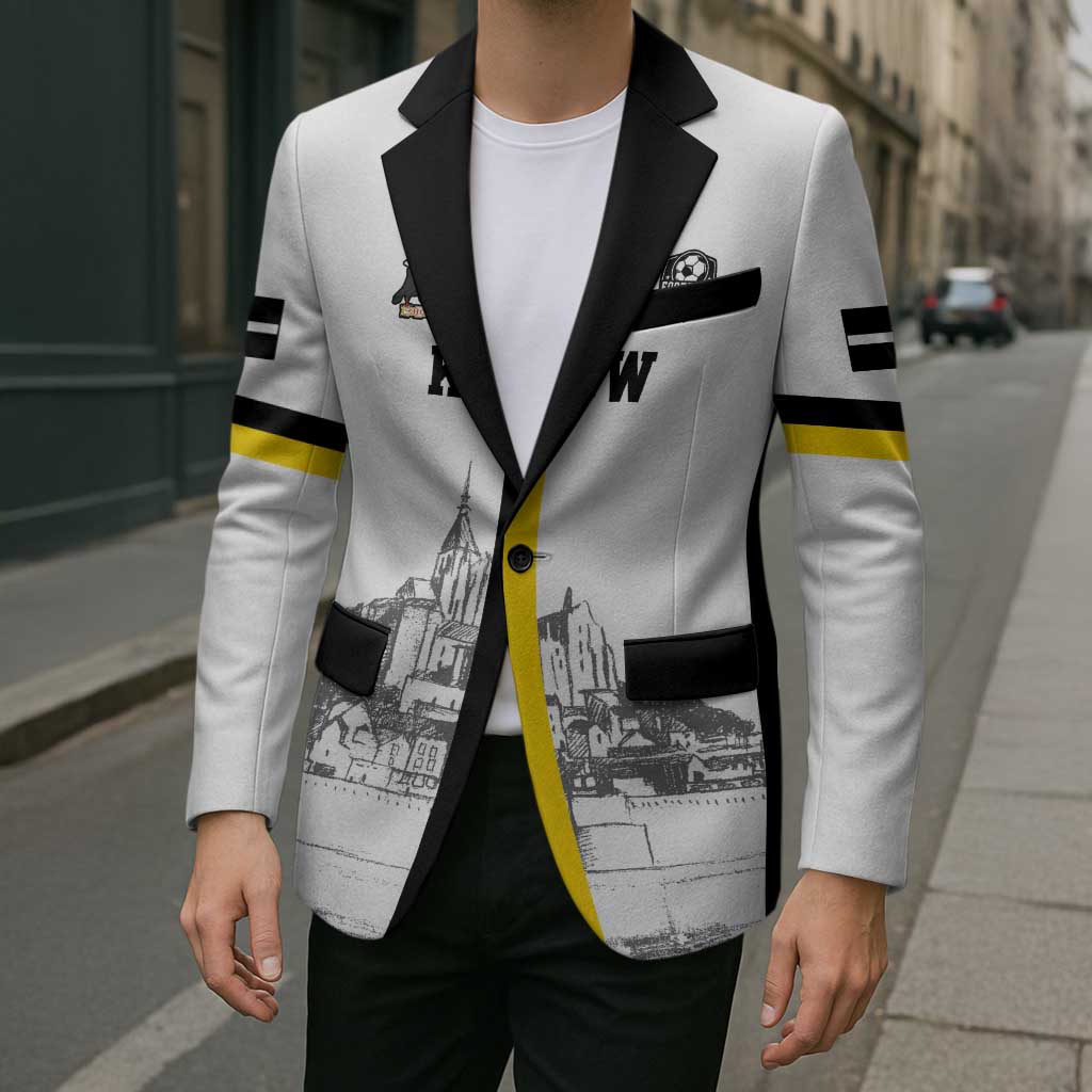 Custom Cornwall Football Blazer Mont Saint Michel - Wonder Print Shop