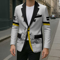 Custom Cornwall Football Blazer Mont Saint Michel - Wonder Print Shop
