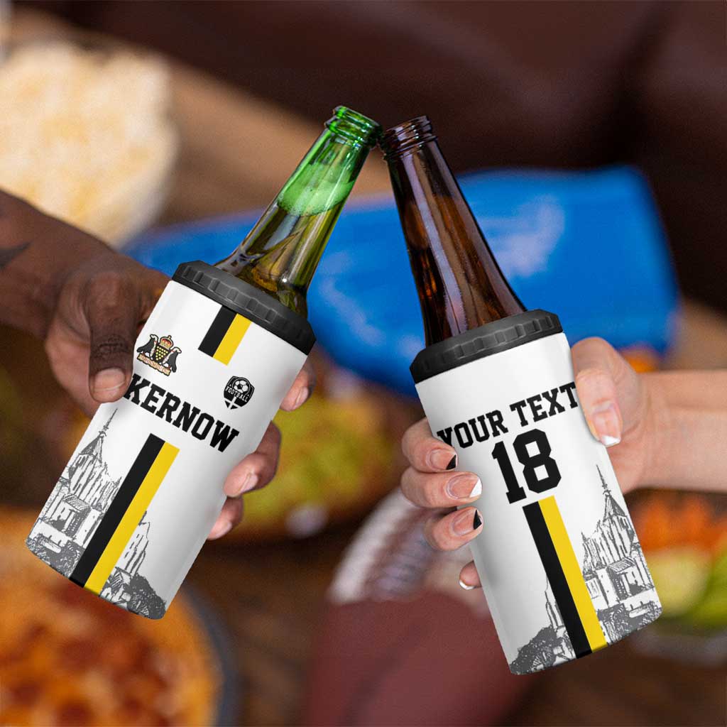 Custom Cornwall Football 4 in 1 Can Cooler Tumbler Mont Saint Michel - Wonder Print Shop