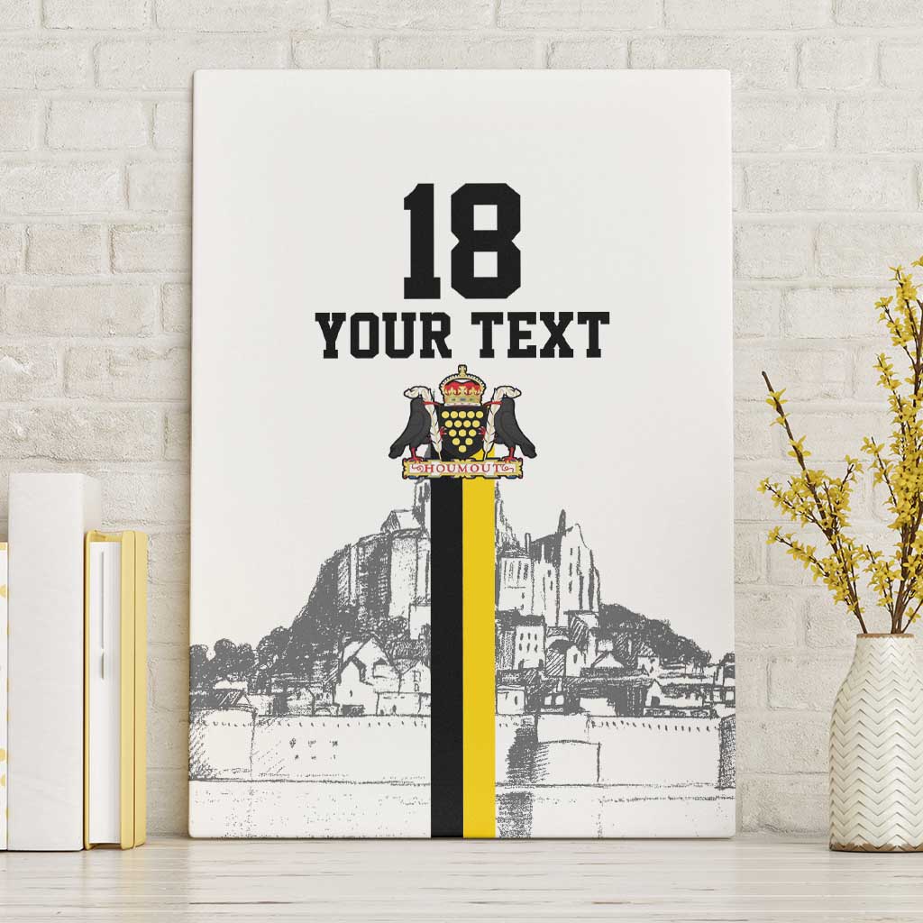 Custom Cornwall Football Canvas Wall Art Mont Saint Michel - Wonder Print Shop