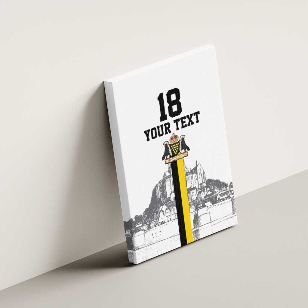 Custom Cornwall Football Canvas Wall Art Mont Saint Michel - Wonder Print Shop