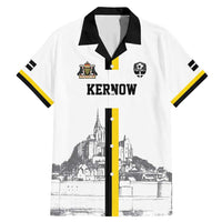 Custom Cornwall Football Family Matching Mermaid Dress and Hawaiian Shirt Mont Saint Michel - Wonder Print Shop