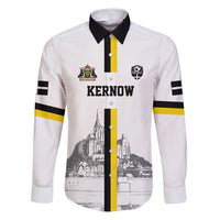 Custom Cornwall Football Family Matching Puletasi and Hawaiian Shirt Mont Saint Michel - Wonder Print Shop