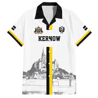 Custom Cornwall Football Family Matching Tank Maxi Dress and Hawaiian Shirt Mont Saint Michel - Wonder Print Shop