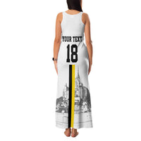 Custom Cornwall Football Family Matching Tank Maxi Dress and Hawaiian Shirt Mont Saint Michel - Wonder Print Shop