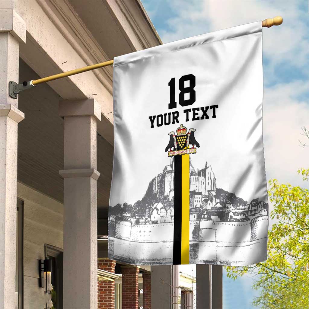 Custom Cornwall Football Garden Flag Mont Saint Michel - Wonder Print Shop