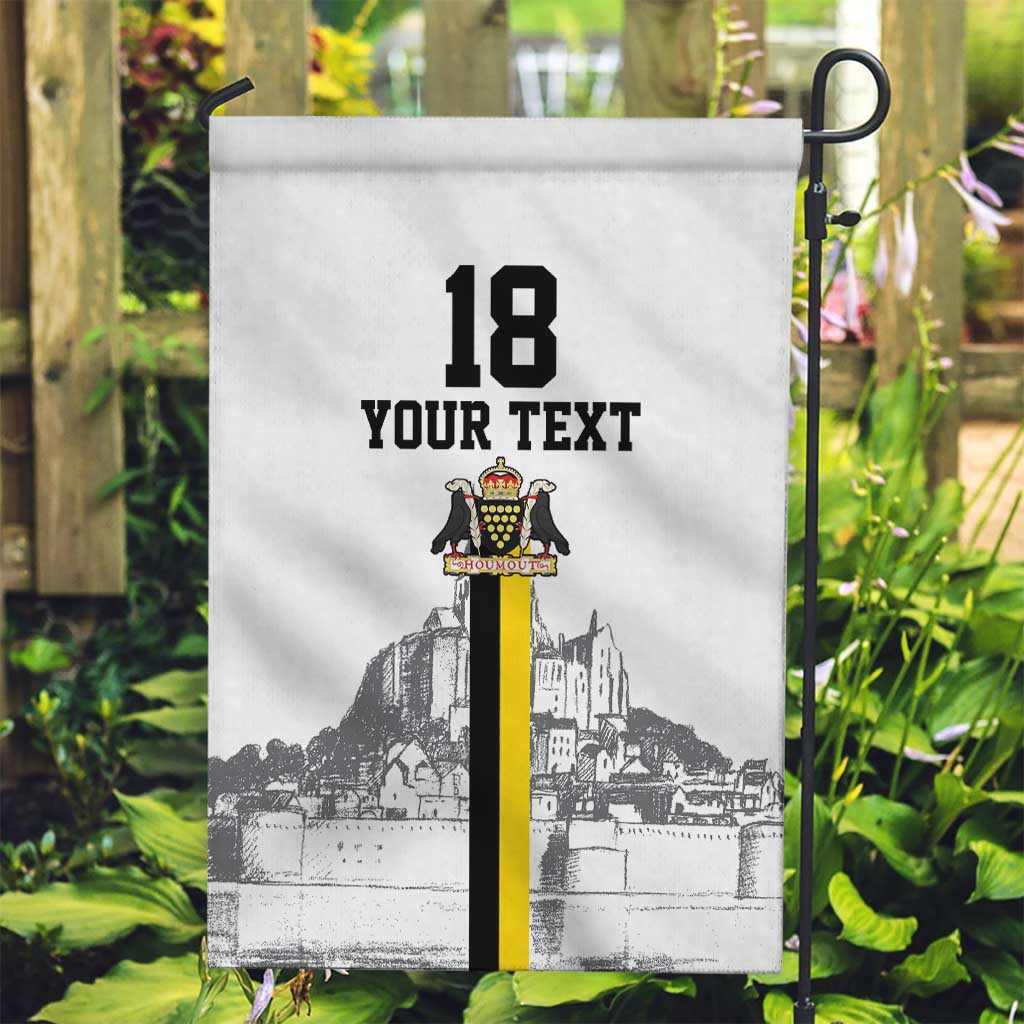 Custom Cornwall Football Garden Flag Mont Saint Michel - Wonder Print Shop