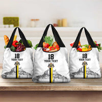 Custom Cornwall Football Grocery Bag Mont Saint Michel - Wonder Print Shop