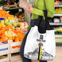 Custom Cornwall Football Grocery Bag Mont Saint Michel - Wonder Print Shop