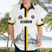 Custom Cornwall Football Hawaiian Shirt Mont Saint Michel - Wonder Print Shop