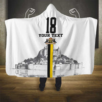 Custom Cornwall Football Hooded Blanket Mont Saint Michel - Wonder Print Shop