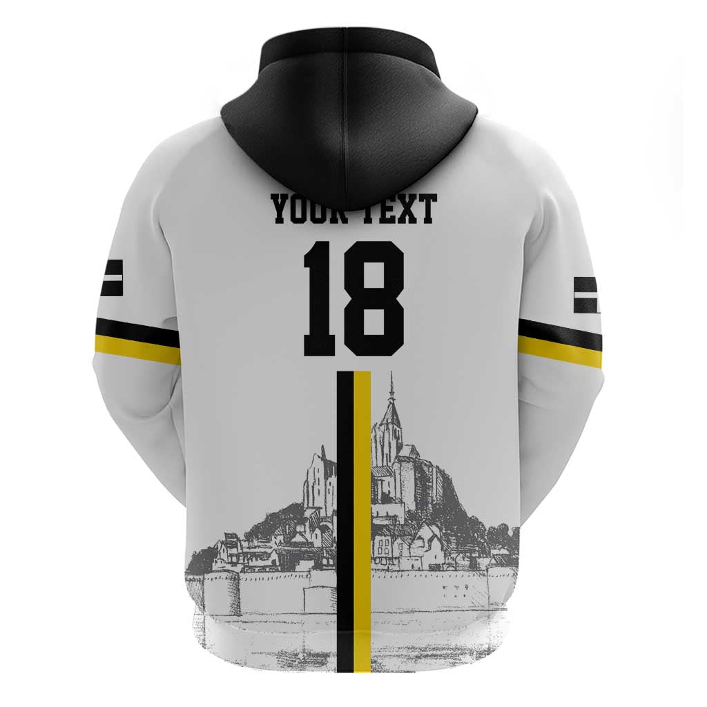 Custom Cornwall Football Hoodie Mont Saint Michel - Wonder Print Shop