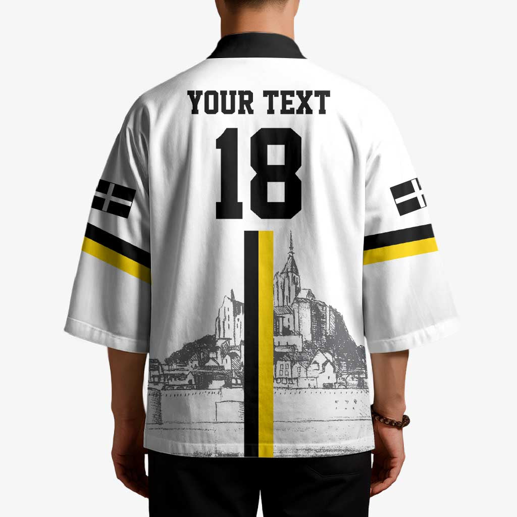 Custom Cornwall Football Kimono Mont Saint Michel - Wonder Print Shop