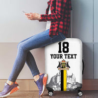 Custom Cornwall Football Luggage Cover Mont Saint Michel - Wonder Print Shop