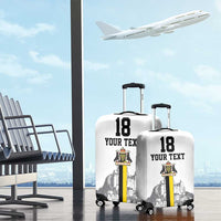 Custom Cornwall Football Luggage Cover Mont Saint Michel - Wonder Print Shop