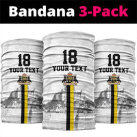 Custom Cornwall Football Neck Gaiter Mont Saint Michel - Wonder Print Shop