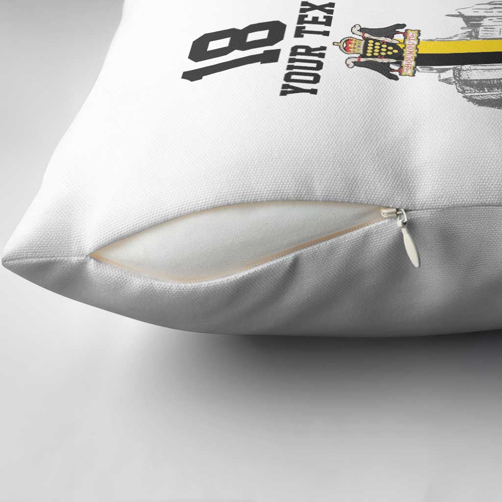 Custom Cornwall Football Pillow Cover Mont Saint Michel - Wonder Print Shop