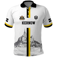 Custom Cornwall Football Polo Shirt Mont Saint Michel - Wonder Print Shop
