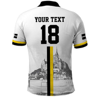Custom Cornwall Football Polo Shirt Mont Saint Michel - Wonder Print Shop