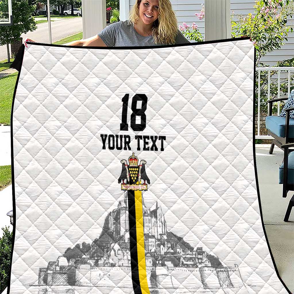 Custom Cornwall Football Quilt Mont Saint Michel - Wonder Print Shop