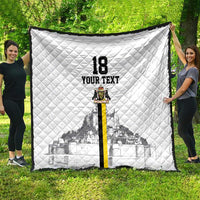 Custom Cornwall Football Quilt Mont Saint Michel - Wonder Print Shop