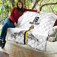 Custom Cornwall Football Quilt Mont Saint Michel - Wonder Print Shop