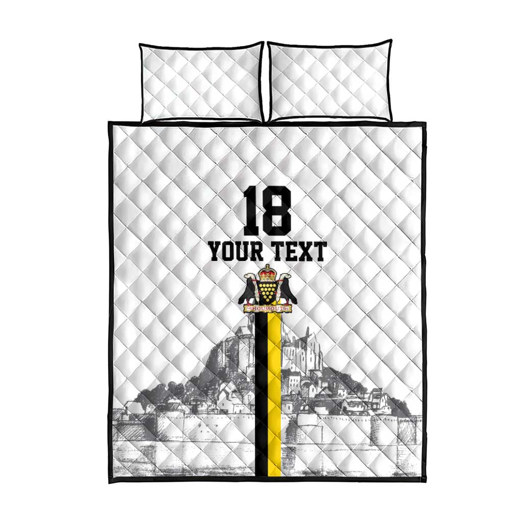 Custom Cornwall Football Quilt Bed Set Mont Saint Michel - Wonder Print Shop