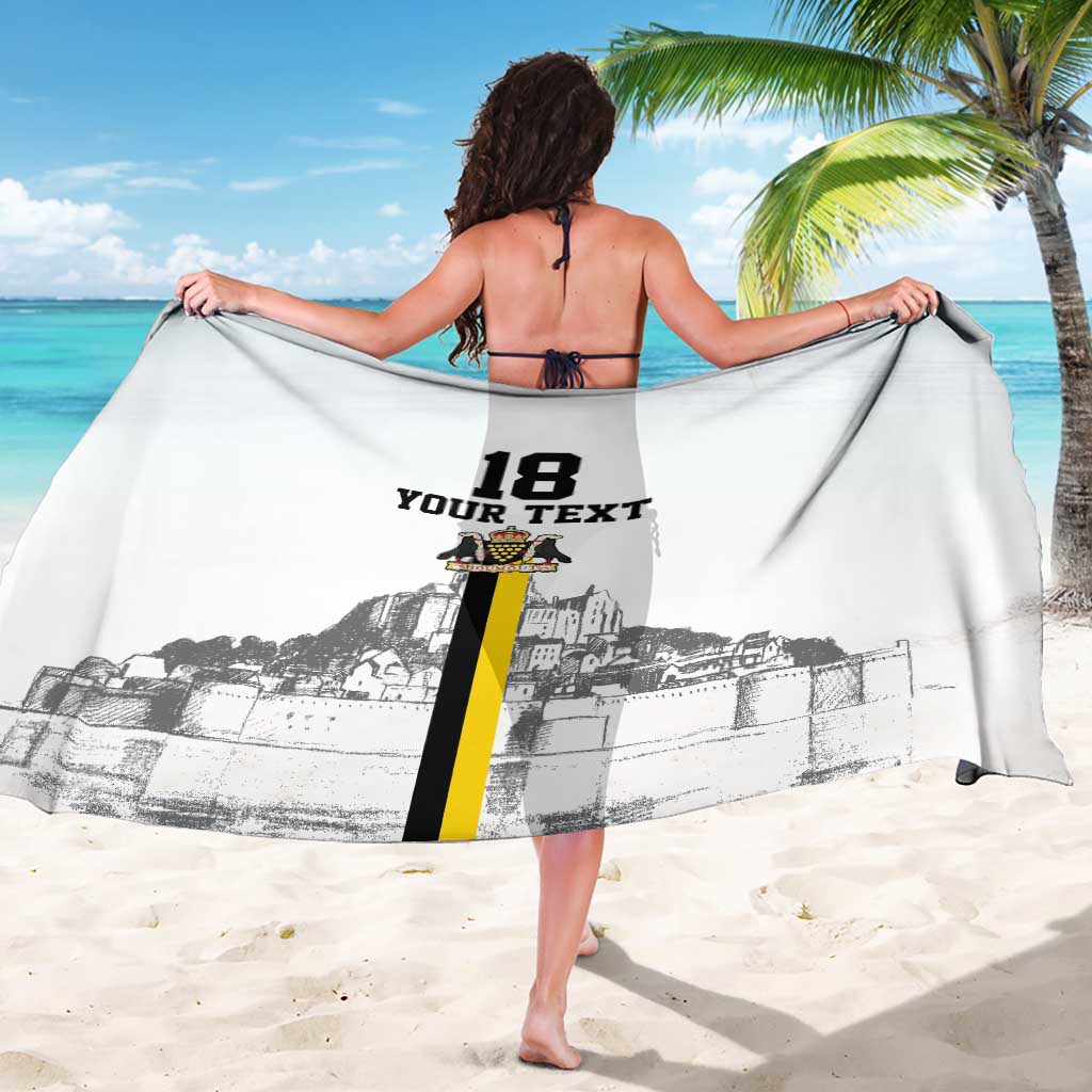 Custom Cornwall Football Sarong Mont Saint Michel - Wonder Print Shop