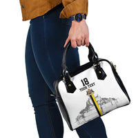 Custom Cornwall Football Shoulder Handbag Mont Saint Michel - Wonder Print Shop