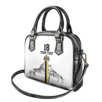 Custom Cornwall Football Shoulder Handbag Mont Saint Michel - Wonder Print Shop