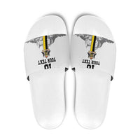 Custom Cornwall Football Slide Sandals Mont Saint Michel - Wonder Print Shop