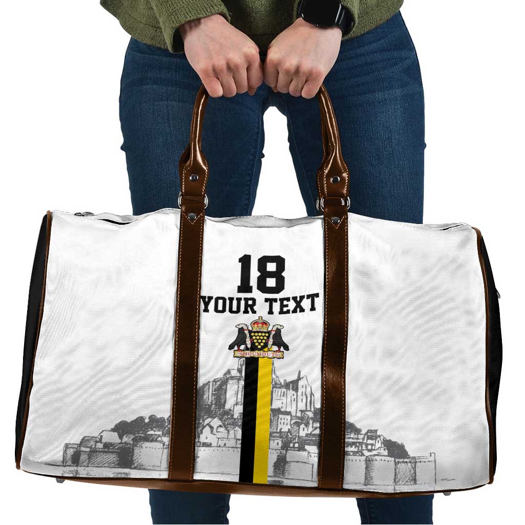 Custom Cornwall Football Travel Bag Mont Saint Michel - Wonder Print Shop