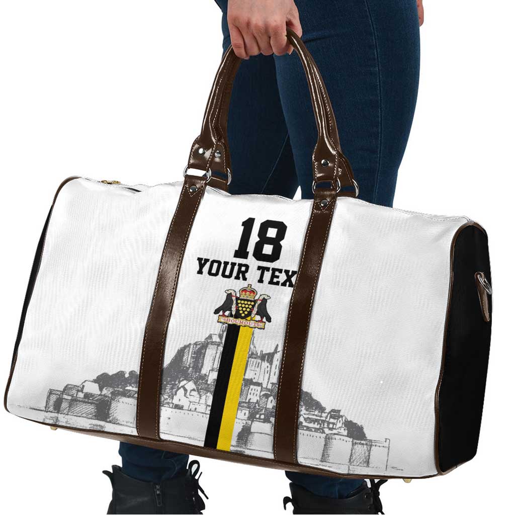 Custom Cornwall Football Travel Bag Mont Saint Michel - Wonder Print Shop