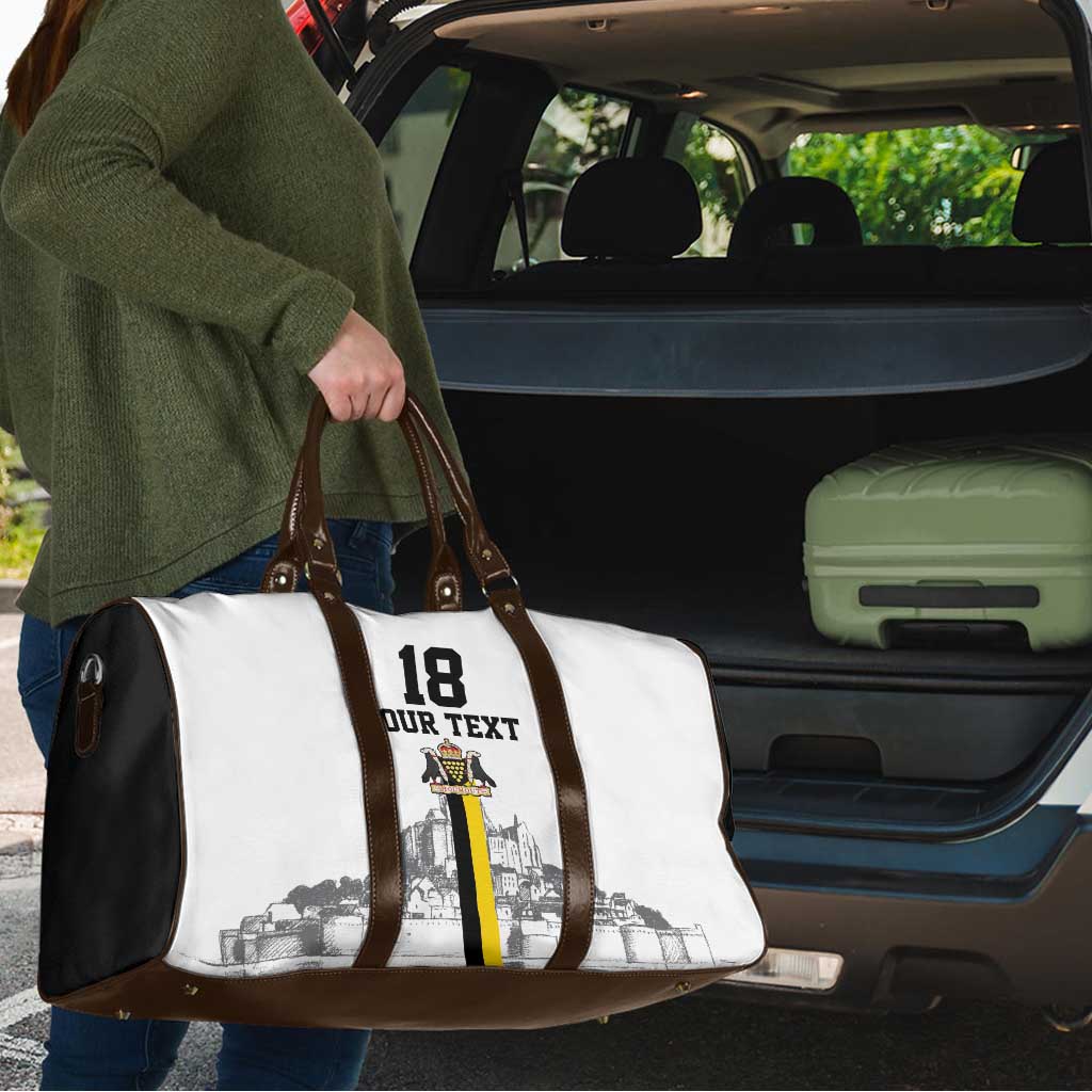 Custom Cornwall Football Travel Bag Mont Saint Michel - Wonder Print Shop